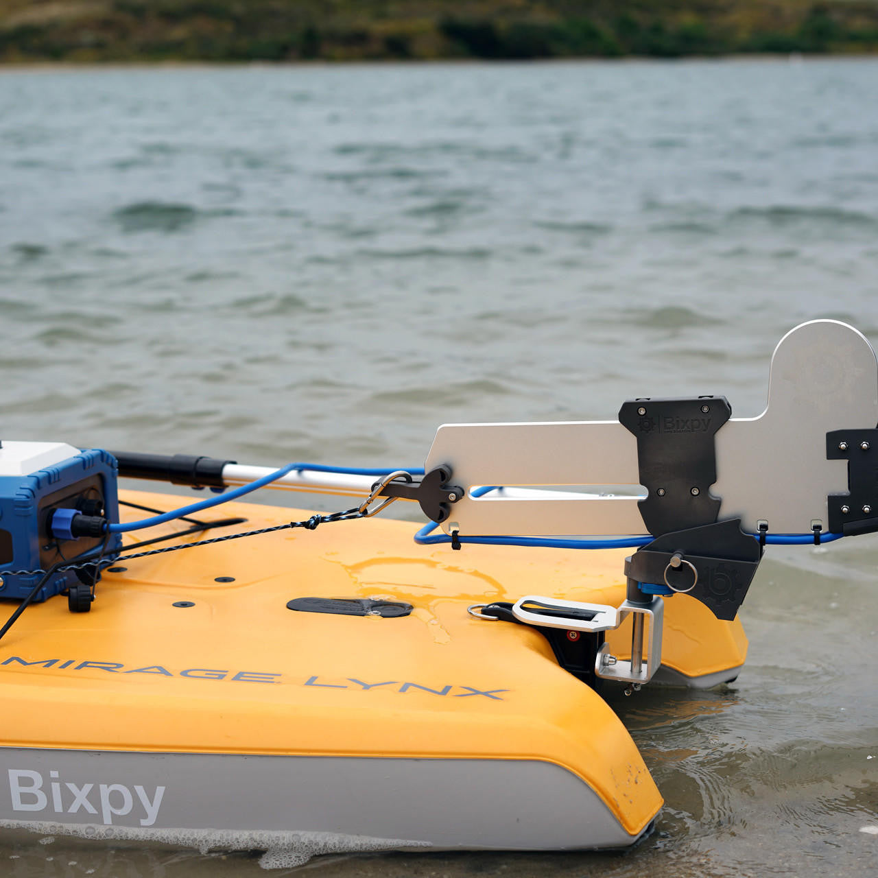 Bixpy Hobie Lynx  Gudgeon with Universal Versa Rudder™ Adapter and Pole Steering