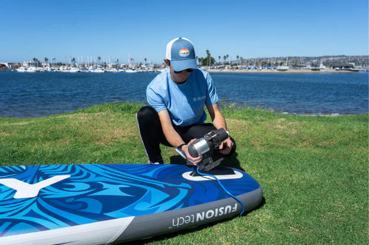Man adds Bixpy Canada Motor to NIXY paddleboard
