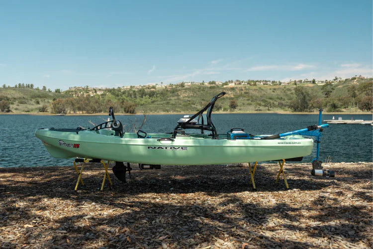 Native Slayer motorized with Bixpy Canada motor before hitting the water