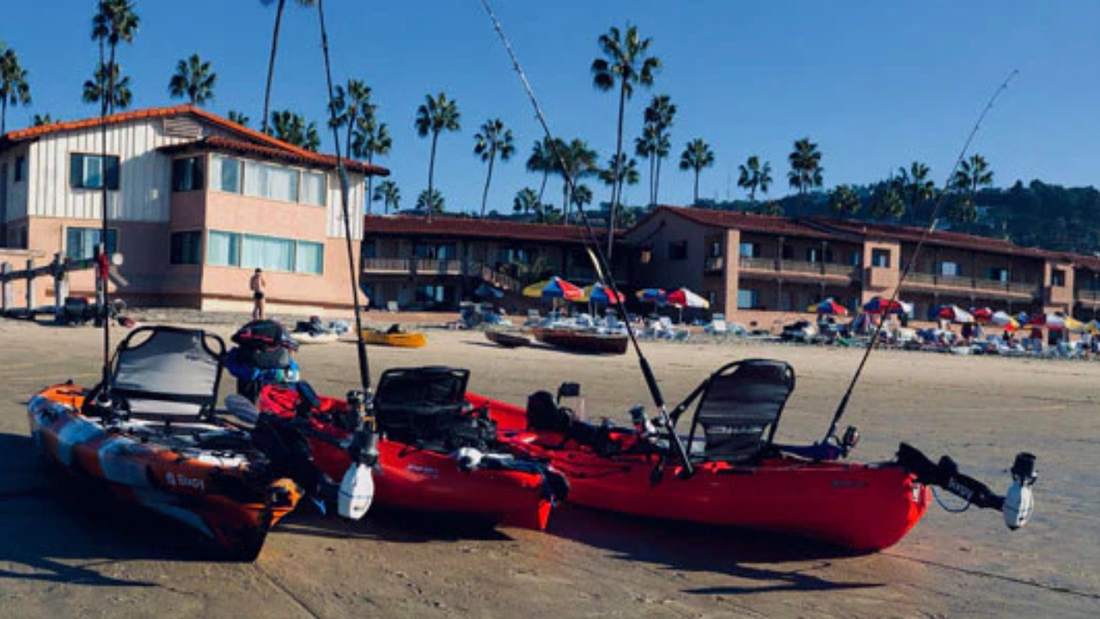 The original Bixpy Canada motors in action on kayaks