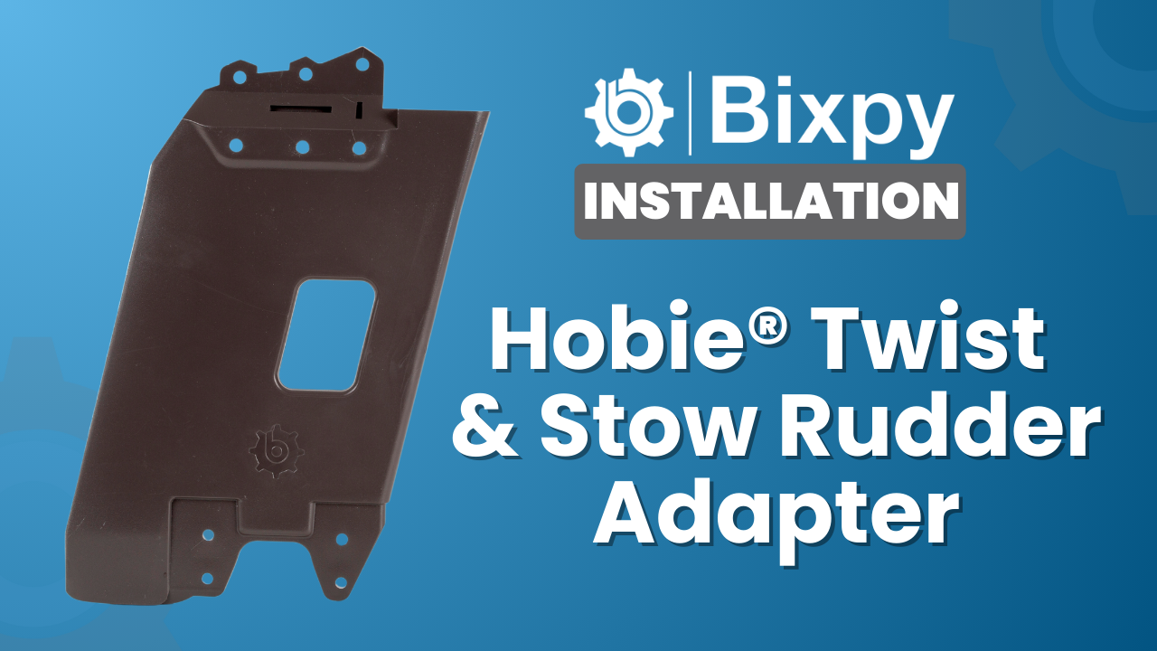 Load video: Hobie twist and stow rudder adapter installation