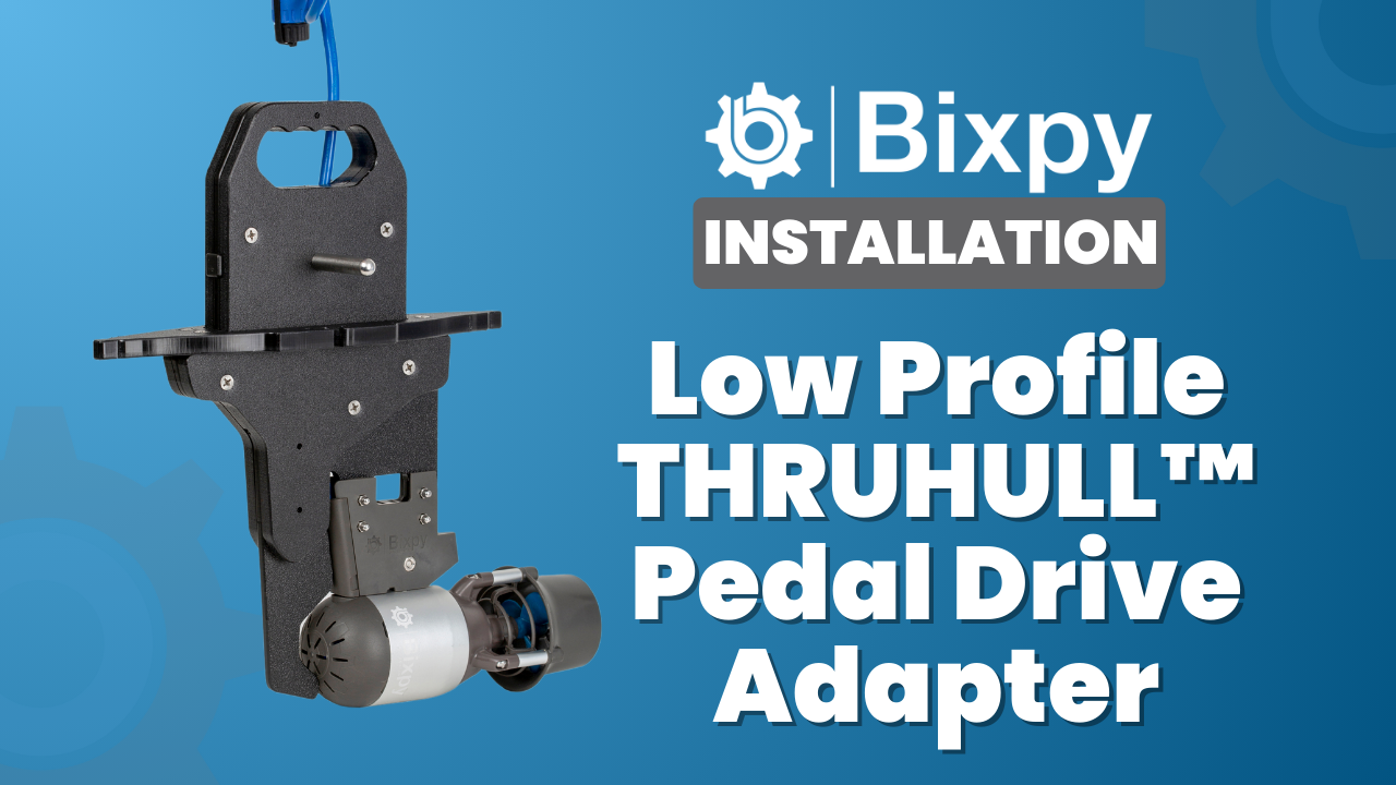 Load video: Low Profile thruhull pedal drive adapter installation