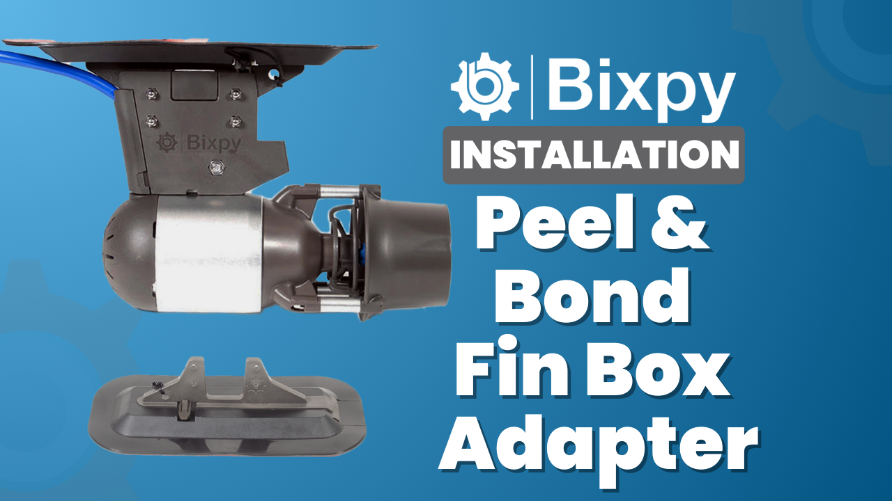 Load video: peel &amp; bond fin box adapter installation