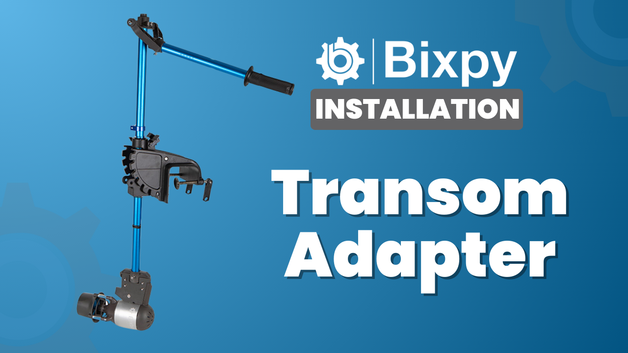 Load video: Bixpy transom adapter installation