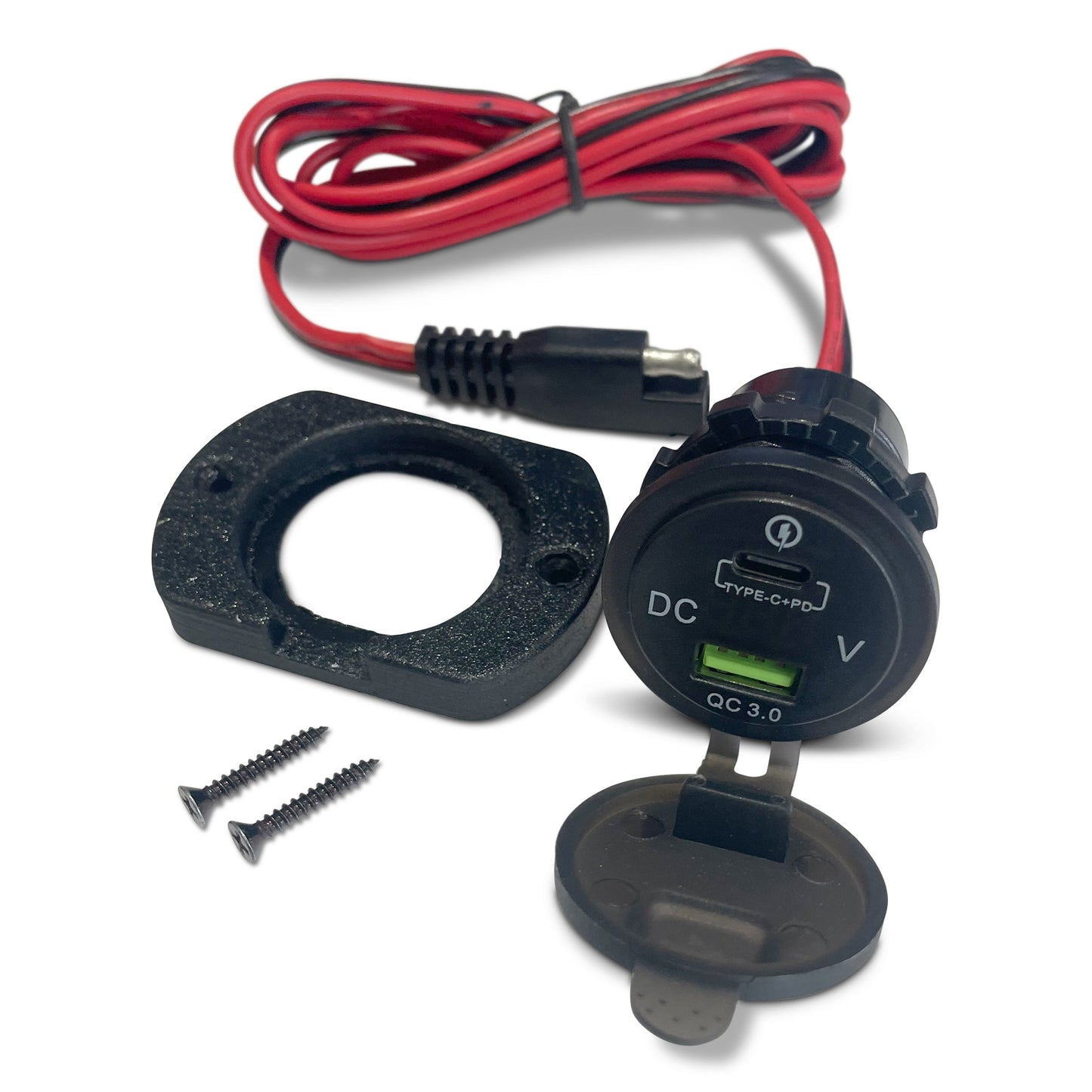 YP-UMP48 | Dual USB-C and USB QC3.0 Fast Charging Port with Voltmeter YP-UMP48 29 $ bixpyusa