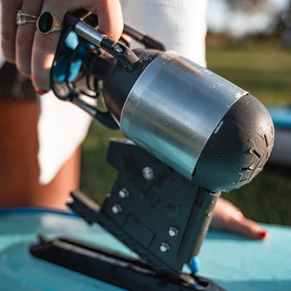 Attaching the Bixpy Jet Motor to a Paddleboard.