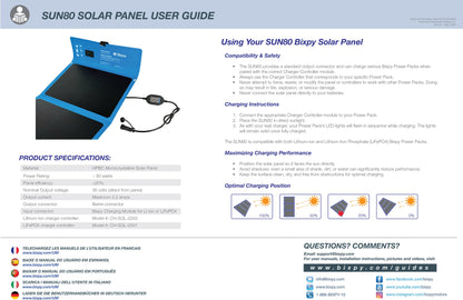 SUN80 Waterproof Solar Panel V2