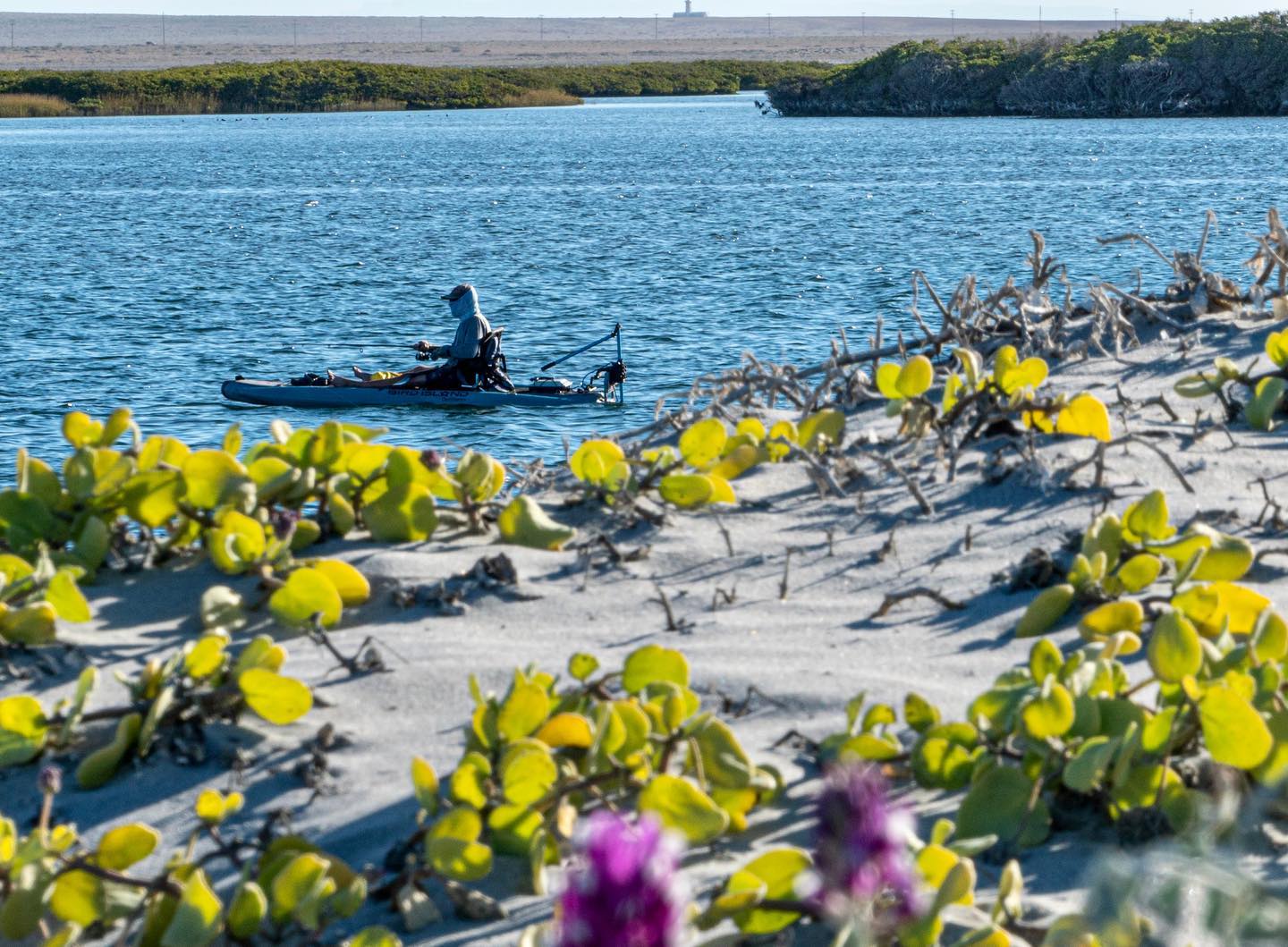 Man fishing with Bixpy gear