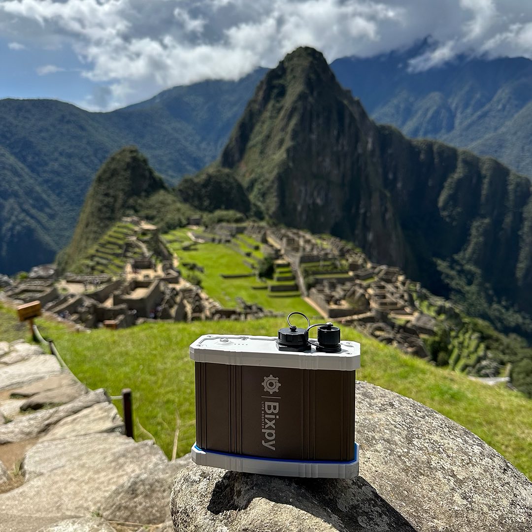 Bixpy batter at Machu Picchu